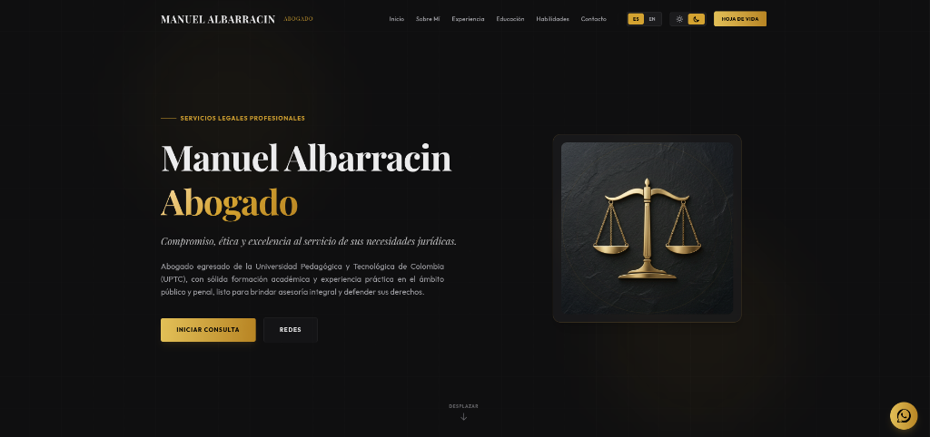 Manuel Albarracín — Plataforma Jurídica